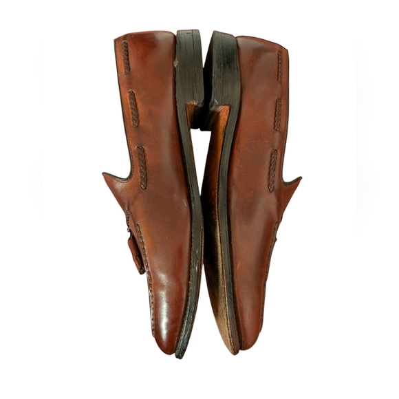 Allen Edmonds Tassel Loafers Brown Leather sz 13 - Picture 5 of 9